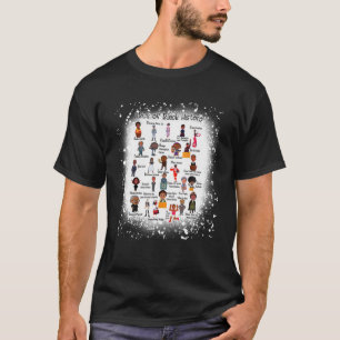 Camiseta Abdominales De La Historia Negra Mes Orgullo Mujer