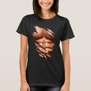 Camiseta Abdominales Rotos Clic Divertido 