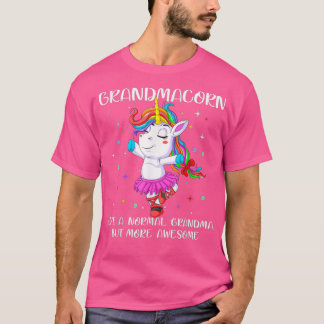 Camiseta abdominalina unicornio abuela unicornio madre