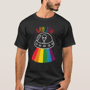 Camiseta Abducción de Alien Orgullo Gay Gaylien Lgbt