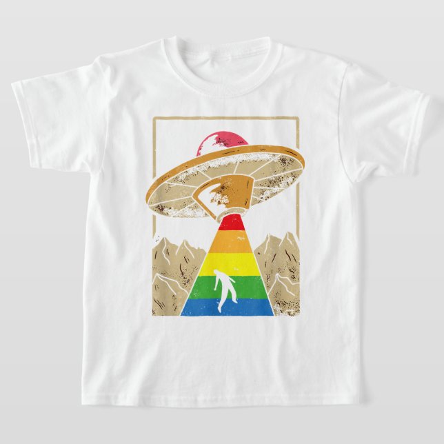 Camiseta Abducción de Alien Orgullo Gay Gaylien Lgbt (Distribución)