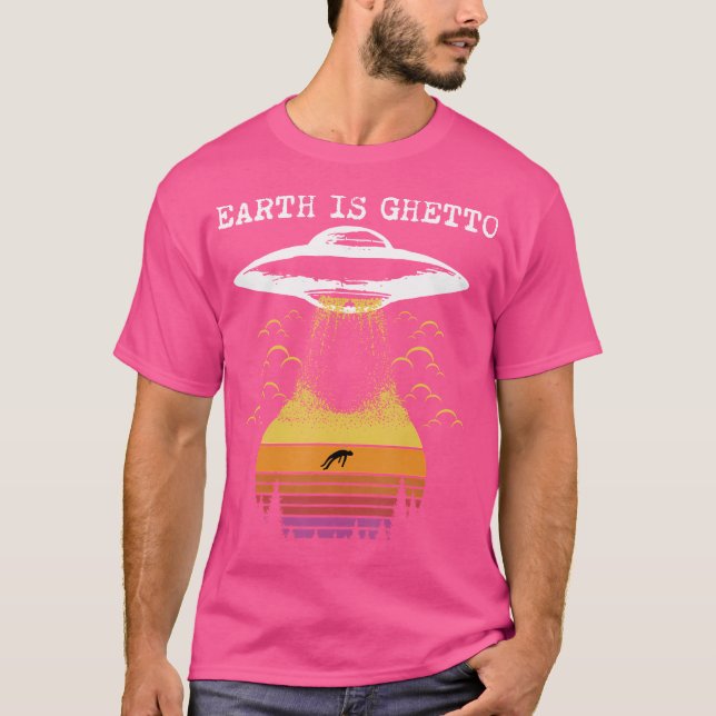 Camiseta Abducción de Alien Ufo (Anverso)