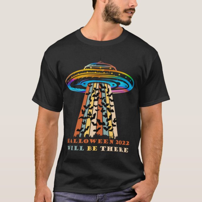 Camiseta Abducción De Alienígenas Barcos Volando Saucer Ufo (Anverso)