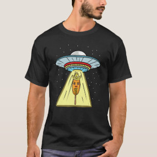 Camiseta Abducción de Corn Dog Queen Ufo