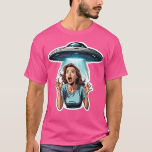 Camiseta Abducción de Ufo Alien