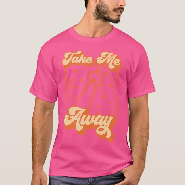 Camiseta Abducción de Ufo Alien Lárgate de mí Paranormal (Anverso)