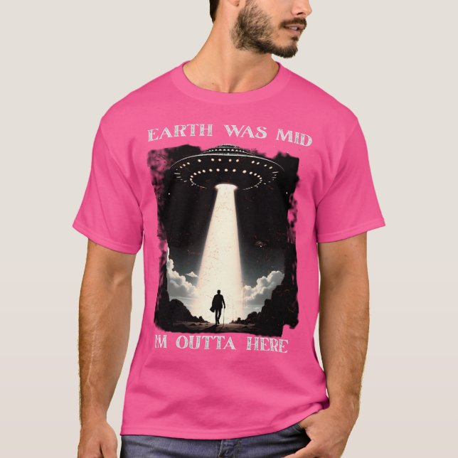 Camiseta Abducción Ufo Vintage (Anverso)