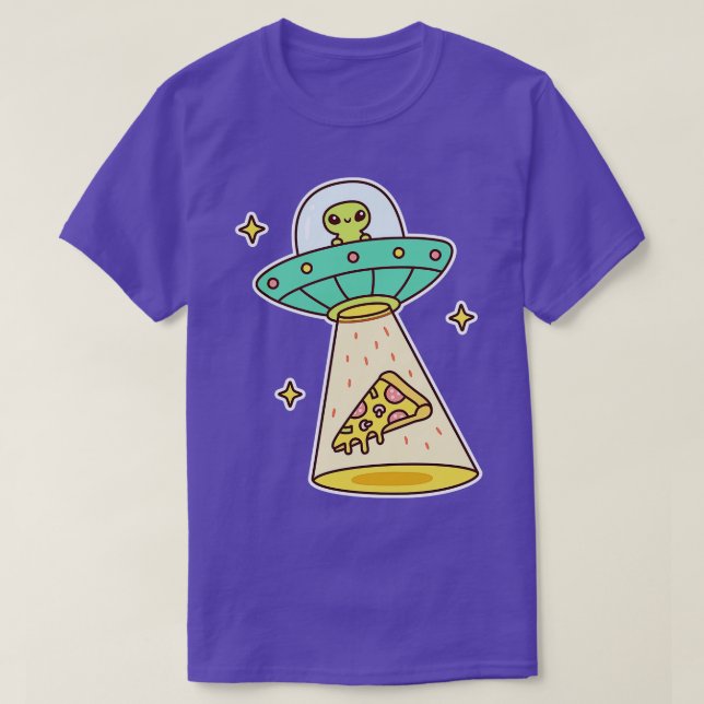 Camiseta Abduces Pizza Funny (Diseño del anverso)
