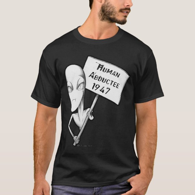 Camiseta Abductee humano 1947 (Anverso)