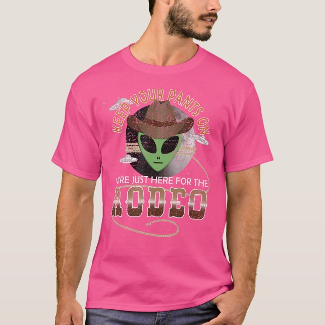 Camiseta Abduction Funny Ufo Western (Anverso)