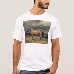Camiseta Abdul Medschid el caballo árabe de la castaña,