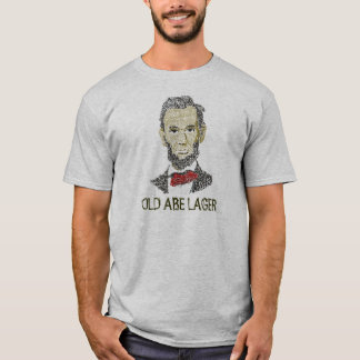 CAMISETA ABE, CERVEZA DORADA VIEJA DE ABE
