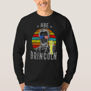 Camiseta Abe Drincoln4th De Julio Abraham Lincoln Hombres