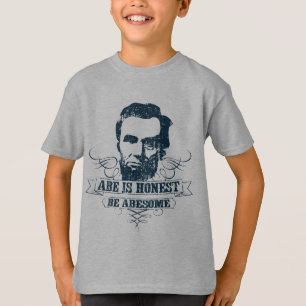 Camiseta Abe es honesto sea Abesome
