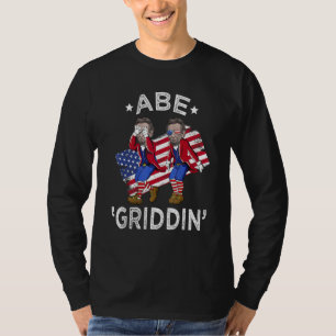 Camiseta Abe Griddin 4 de julio Griddy hombres mujeres band