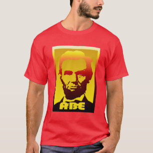 Camiseta Abe Lincoln - Arte Pop Abe Lincoln Retrato - Camis