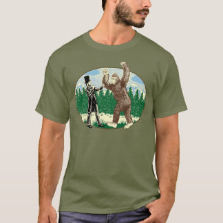 Camiseta ABE LINCOLN: CAZADOR de SASQUATCH - logotipo
