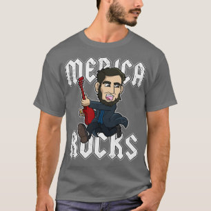 Camiseta Abe Lincoln Merica Rocks EE. UU. Patriótico 4 de j