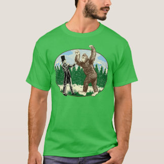 Camiseta ABE Lincoln Sasquatch Hunter Bigfoot