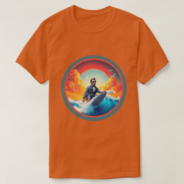 Camiseta Abe Surfer (Diseño del anverso)