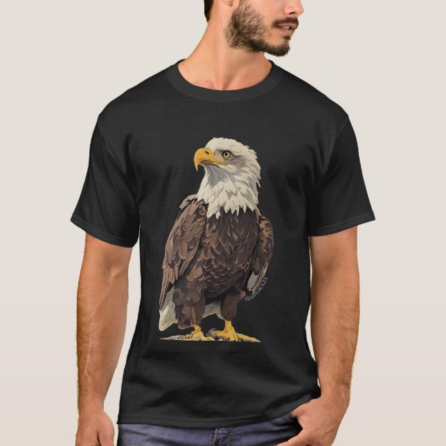 Camiseta Abe the Bald Eagle T-shirt (Anverso)