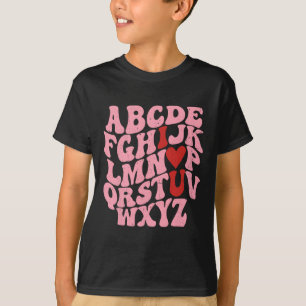 Camiseta Abecedario Alfabeto Amo a Ti Profesor De Inglés Sa