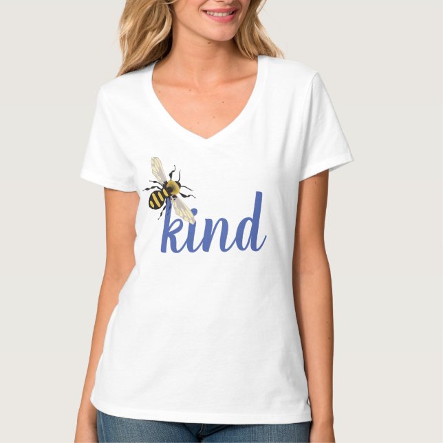 Camiseta Abeja amabilidad motivación inspiradora cita posit (Anverso)