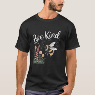 Camiseta Abeja Amable Lindo Floral Salva Las Abejas Flor Po