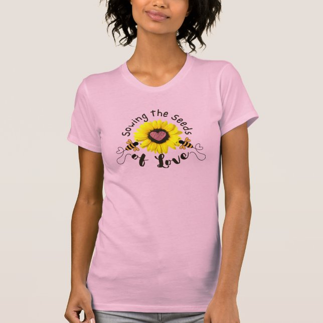 Camiseta Abeja, amor y felicidad (Anverso)