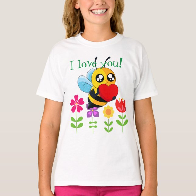 Camiseta Abeja Amorosa (Anverso)