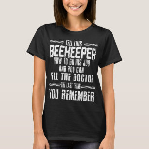 Camiseta Abeja apicultora Abeja Apiarista