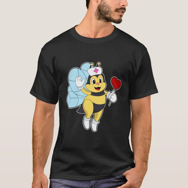 Camiseta Abeja como enfermera con corazón.PNG (Anverso)