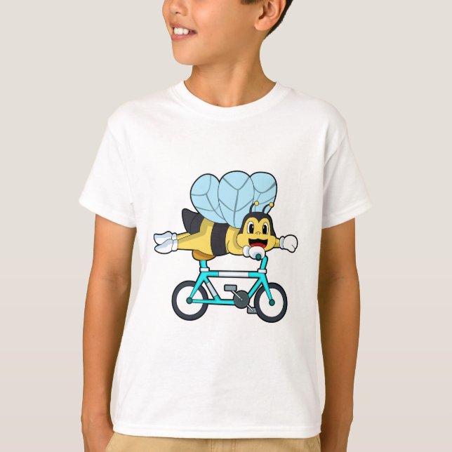 Camiseta Abeja con bicicleta (Anverso)