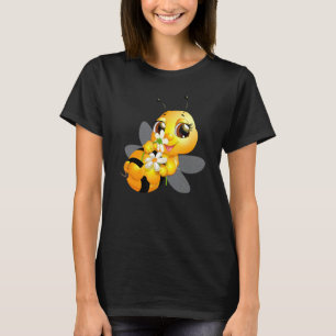 Camiseta Abeja con Chicas de margarita y mujeres