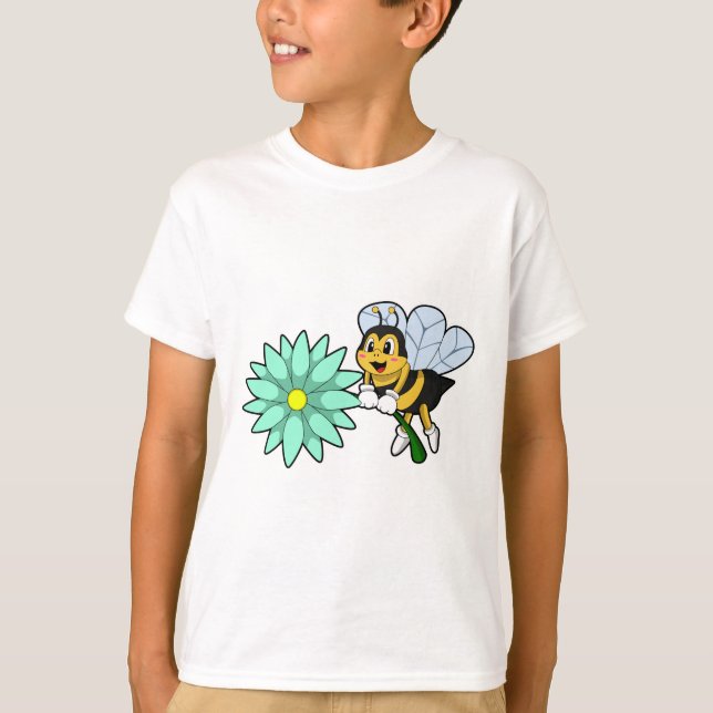 Camiseta Abeja con flor.PNG (Anverso)