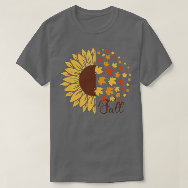 Camiseta abeja con girasol 57 (Diseño del anverso)