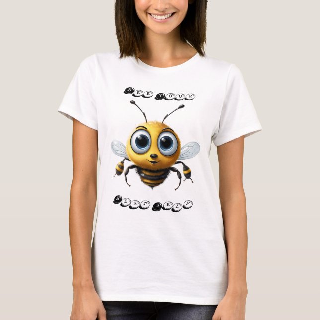 Camiseta Abeja Con Grandes Ojos Esperanzadores Dice Ser Tu  (Anverso)