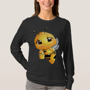 Camiseta Abeja con miel chicas lindas abeja