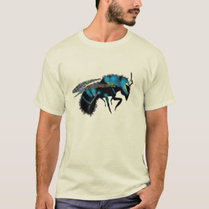 Camiseta Abeja de albañil azul