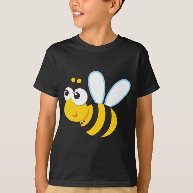 Camiseta Abeja de Betty de los animales de ABC (Anverso)