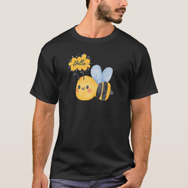 Camiseta Abeja De Bumblebee, Agradable Y Agradable (Anverso)