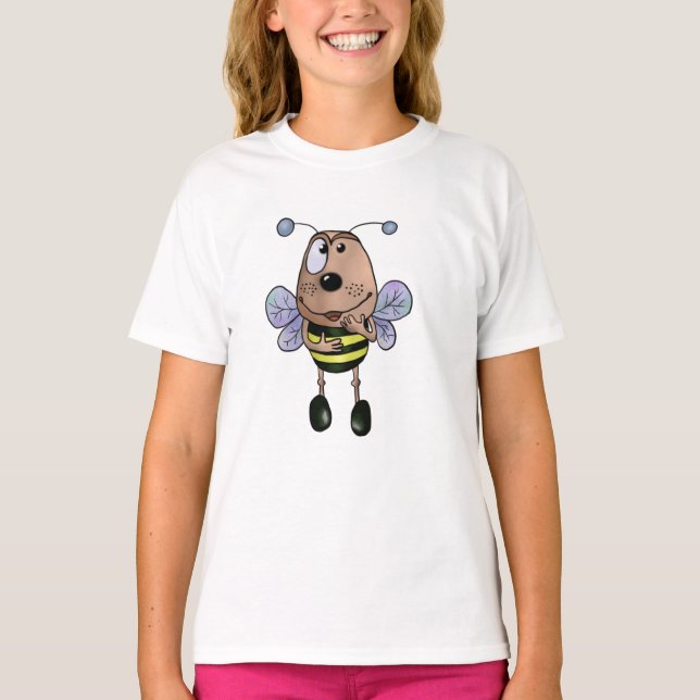 Camiseta Abeja de cómic (Anverso)