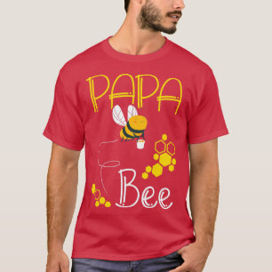 Camiseta Abeja de familia papá papá cumpleaños primer día d
