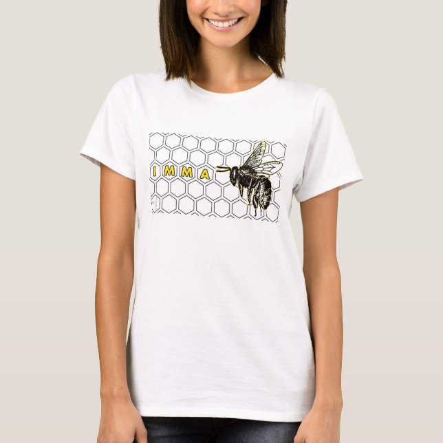 Camiseta Abeja de IMMA (Anverso)