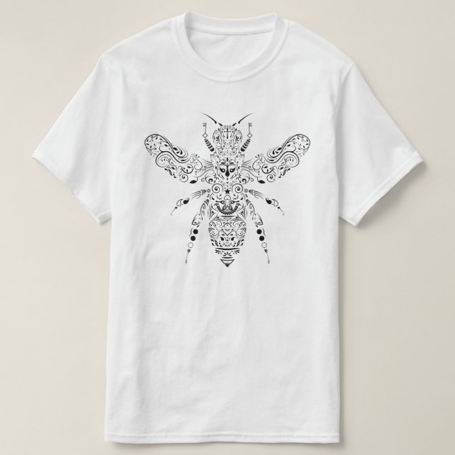 Camiseta abeja de la belleza (Diseño del anverso)