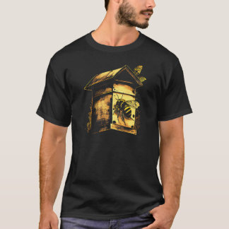 Camiseta Abeja de miel y abeja de burbujas para la uva de c
