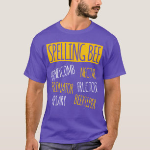 Camiseta Abeja de ortografía divertida disfraz de castigo d
