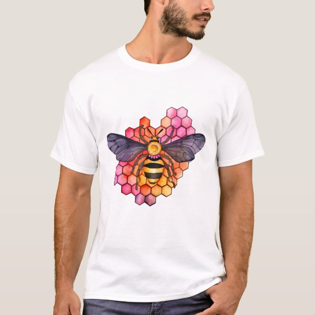 Camiseta Abeja de panal (Anverso)