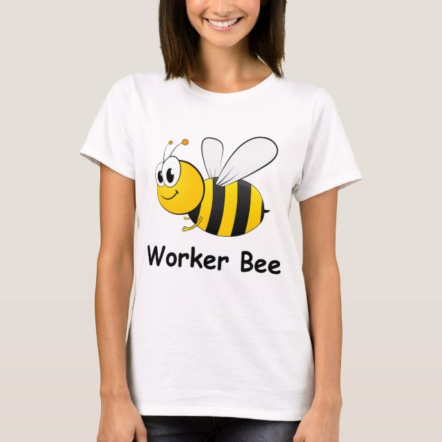 Camiseta Abeja de trabajador (Anverso)