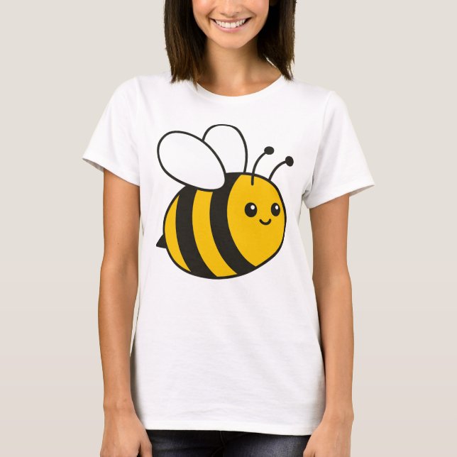 Camiseta abeja divertida (Anverso)